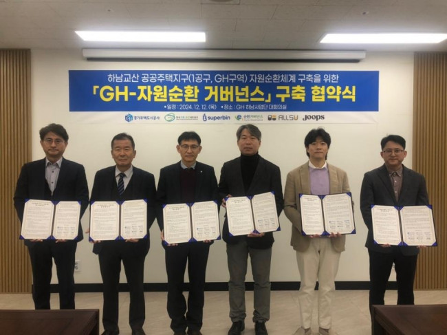 경기주택도시공사-자원순환업체 '자원순환 거버넌스' 구축 업무협약